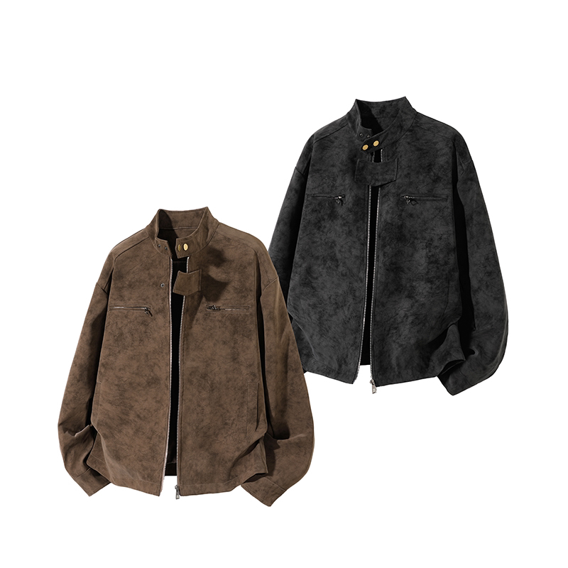 Dazhongma【Cheetah Jacket】Cleanfit Short Loose Trendy Brand Short Zipper Jacket Coat Dazhongma【Cheetah Jacket】Cleanfit Short Loose Trendy Brand Short Zipper Jacket Coat