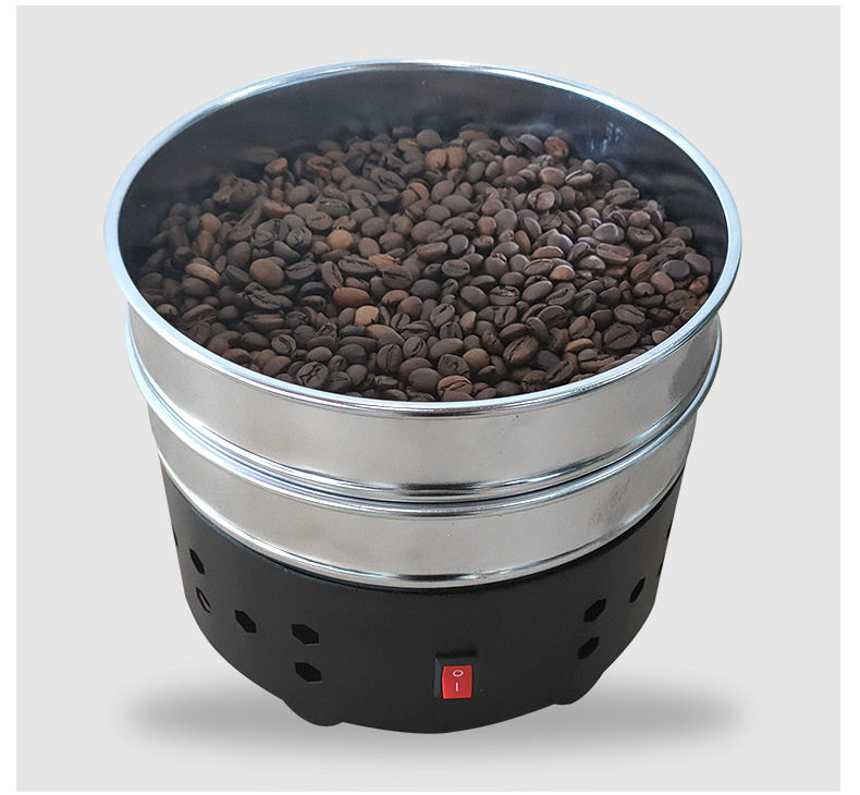 cafeconor Кофе Серебряная кожа Cooler 350G мощность домой двойной Охлаждение диска выпекание радиатор 
