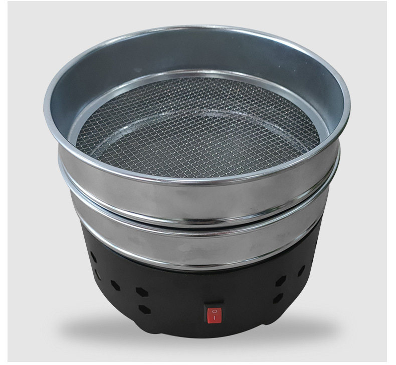 cafeconor Кофе Серебряная кожа Cooler 350G мощность домой двойной Охлаждение диска выпекание радиатор 