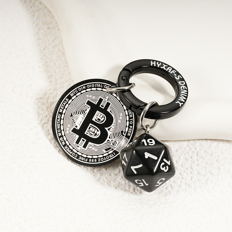 【Nekoneko】Texas Luckystrike Same Style Chip Dice Keychain Pendant