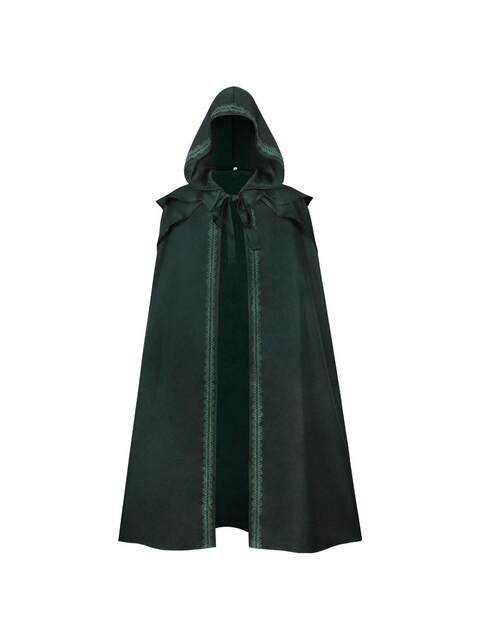 Hooded Cloak, Medieval Renaissance Gothic Cape, Halloween Cosplay Costume, Film and Television Cosplay Costume