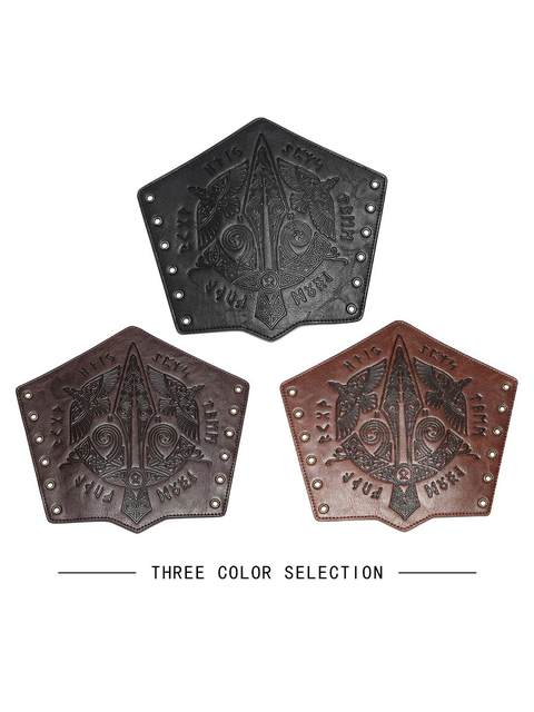 Hot Selling Medieval Retro Embossed Wrist Guards Cosplay Stage Props Knight Hand Guards Clothing Accessories