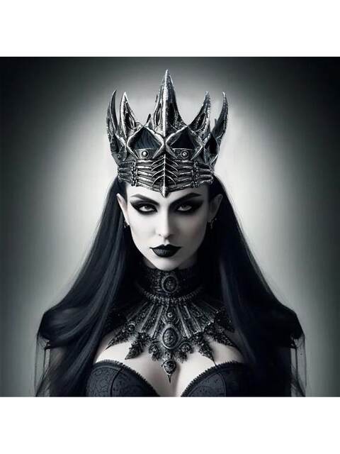 European and American Dark Style Retro Crow Crown King Crown Cosplay Party Dance Costume Props
