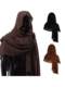Medieval Cosplay Halloween Headscarf Can Be Used as a Hat, Shawl, Renaissance Mid-Shoulder Retro Hooded Cloak