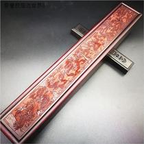 Fetal brush DIY homemade J-made rosewood box ebony pen box dragon and phoenix zodiac box fetal hair record