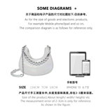 Сумка через плечо, цепь, премиум класс