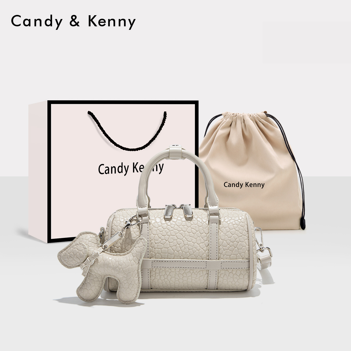 Официальный сайт Candy&Kenny bag женская сумка 2025 новая дикая модная бостонская сумка-подушка нишевая сумка-мессенджер