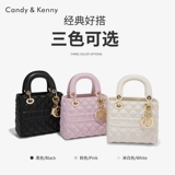 Официальный веб -сайт Candy & Keny Pink Princess Bag Women's Women's 2025 Новая легкая роскошная роскошная бриллиантовая сумка подарка на день рождения подарок