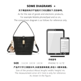 Официальный веб -сайт Candy & Kenny's High -End Texture Buckus Bucket Bag СЕМЕР 2024 Новая модная универсальная сумочка