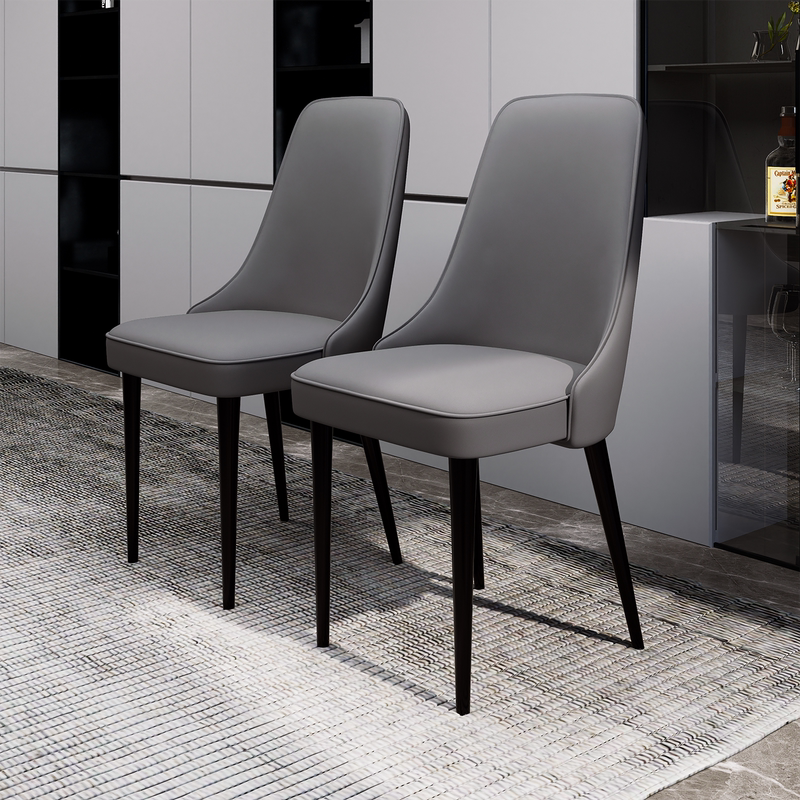 Dining Chair for Home Use, Suitable for Small Apartments, Modern Minimalist Light Luxury Dining Table and Chair Set, Nordic Italian Style Dining Room Stool with Backrest, Leather Chair Dining Chair for Home Use, Suitable for Small Apartments, Modern Minimalist Light Luxury Dining Table and Chair Set, Nordic Italian Style Dining Room Stool with Backrest, Leather Chair