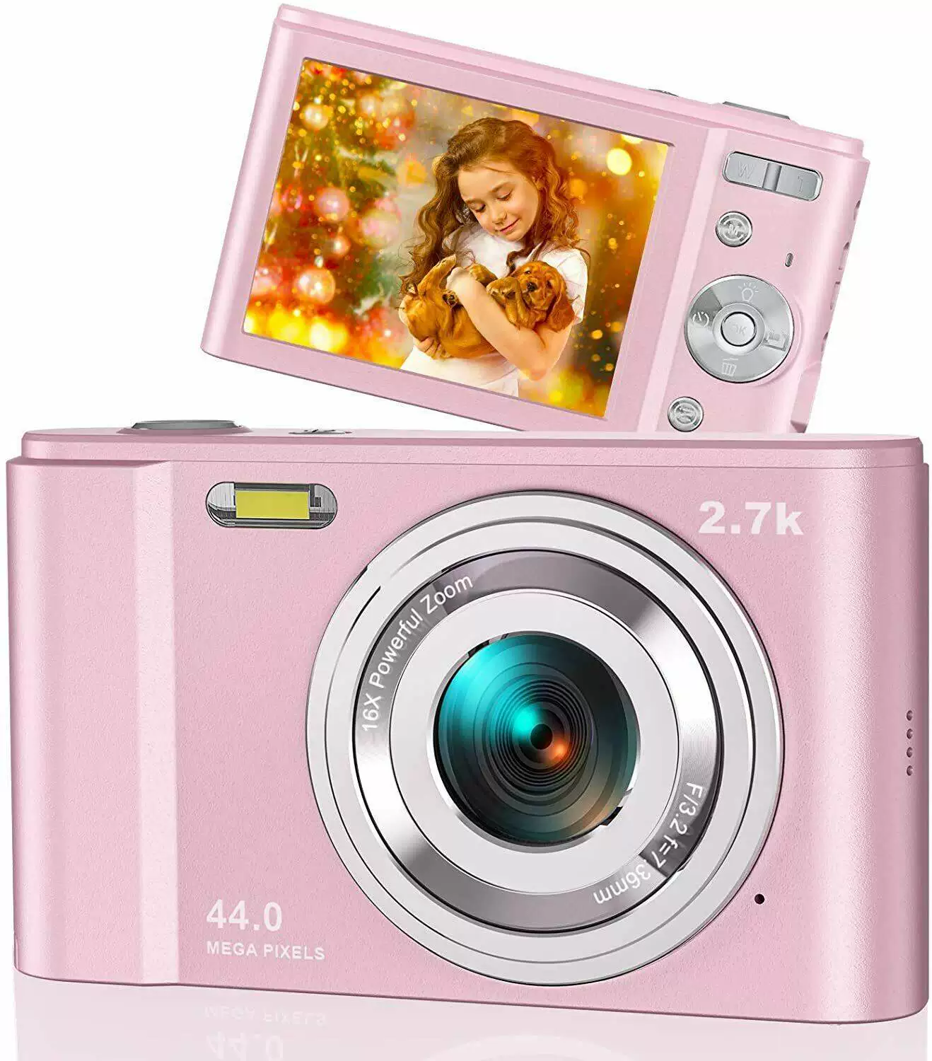 44MP маленькая цифровая камера 2.7K 2.88-дюймовый IPS-экран 16x зум