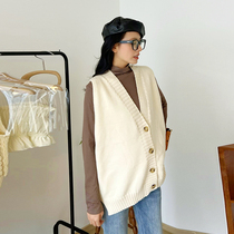 MAMI high-end maternity sweater autumn and winter vest vest loose Korean style bottoming top maternity wear autumn and winter wear