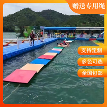 Breakthrough floating board floating bridge scenic spot amusement park farm internet celebrity running bridge amusement park swinging art facilities fun water floating