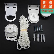 Xinjiang Tibet roller blind accessories shaft curtain roller curtain zipper pull rope pull bead rope pull type hand pull lift control