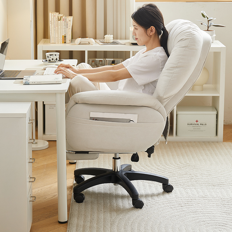 Computer Chair, College Student Dormitory Lazy Chair, Reclining Backrest Chair, Sofa Chair, Long-Sitting Office Chair, Ergonomic Chair