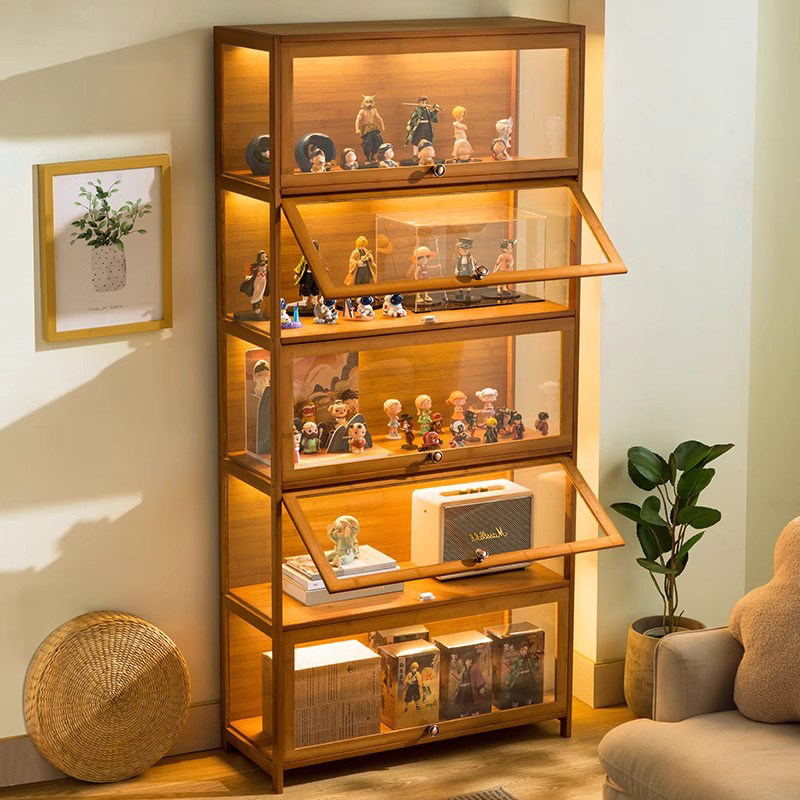 German Model Toy Display Cabinet Acrylic Showcase Display Rack Shelf Home Storage Cabinet