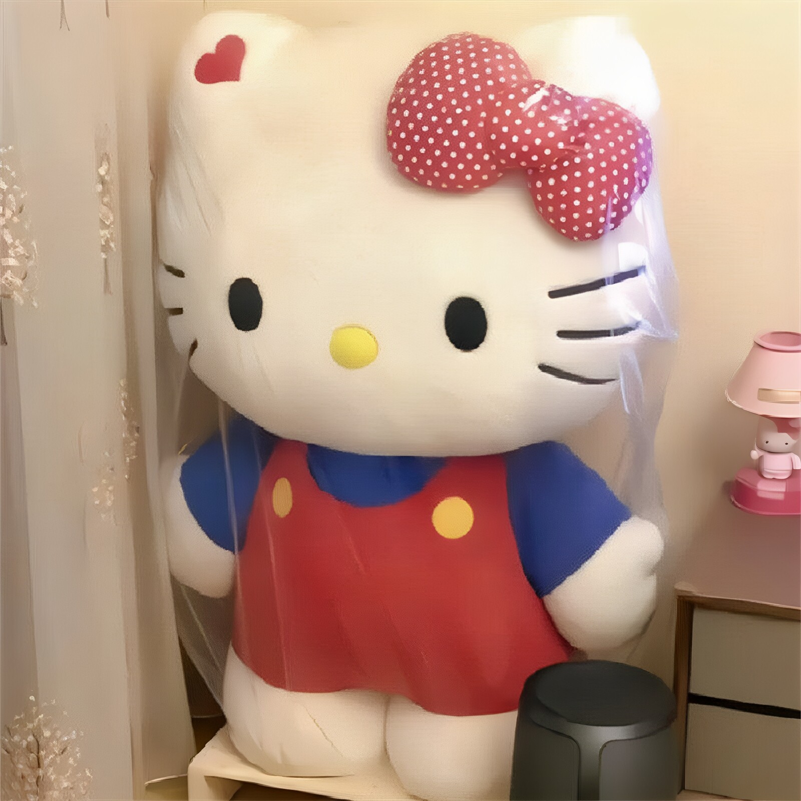 Гигантская кукла Hello kitty оверсайз Hello kitty плюшевая кукла милый ребенок подарок на день рождения для подруги