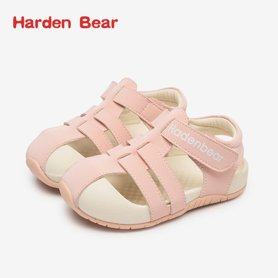 Harden Bear Children's Shoes Closed-Toe Sandals for Boys 2026 Summer New Soft-Soled Sports Beach Shoes for Girls Fashionable — 3