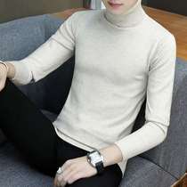 New style turtleneck sweater solid color slim solid color bo