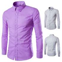 New handsome casual personality men#39 s solid color candy