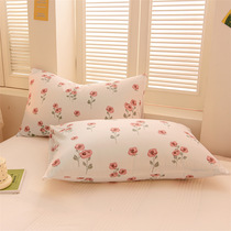 琉璃严选棉A类枕套一对装全棉少儿成人枕芯外套单人枕头套口袋枕