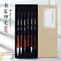 Wei Zhuang brush set for beginners complete set Chinese painting and calligraphy brush set with large medium and small regular script gift box