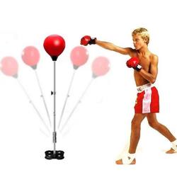 Boxing Ball Speed Punching Bag Height Adjustable Muay Thai