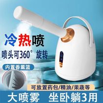 Steam Face Opener Open Pores Detoxifier Hot Spray Cold And Hot Spray Machine Water Replenishing Cosmetic Instrument Facial Cleansing Moisturizer Home