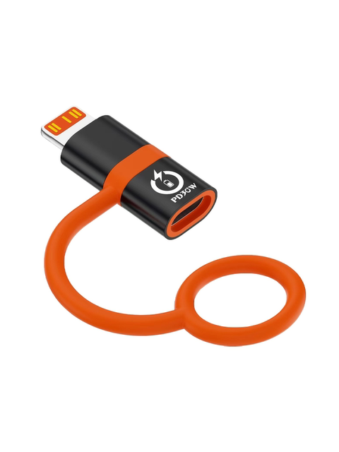 Suitable for Apple iPhone 15 Plus Phone Data Cable Converter 16Promax Charging and Transmission Typec Female to Lightning Male Port 14 Adapter Pd30W Anti-Lost Design Adapter