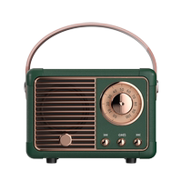 Retro Bluetooth wireless speaker box new subwoofer outdoor small mini high volume high quality gift radio high quality plug-in card U disk portable home outdoor wireless small speaker