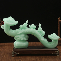 Jade jade Ruyi ornaments living room home entrance TV cabinet wine cabinet decorations moving to a new home moving to a new home gift
