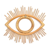 Rattan Decorative Wall Mirror Beautiful Natural Wall