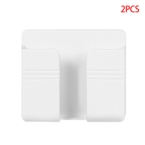 2pcs Wall Mounted Organizer Storage Box Remote Control