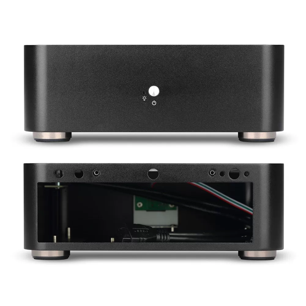 Корпус мини-ITX из алюминия RGeek для ПК, корпус HTPC S