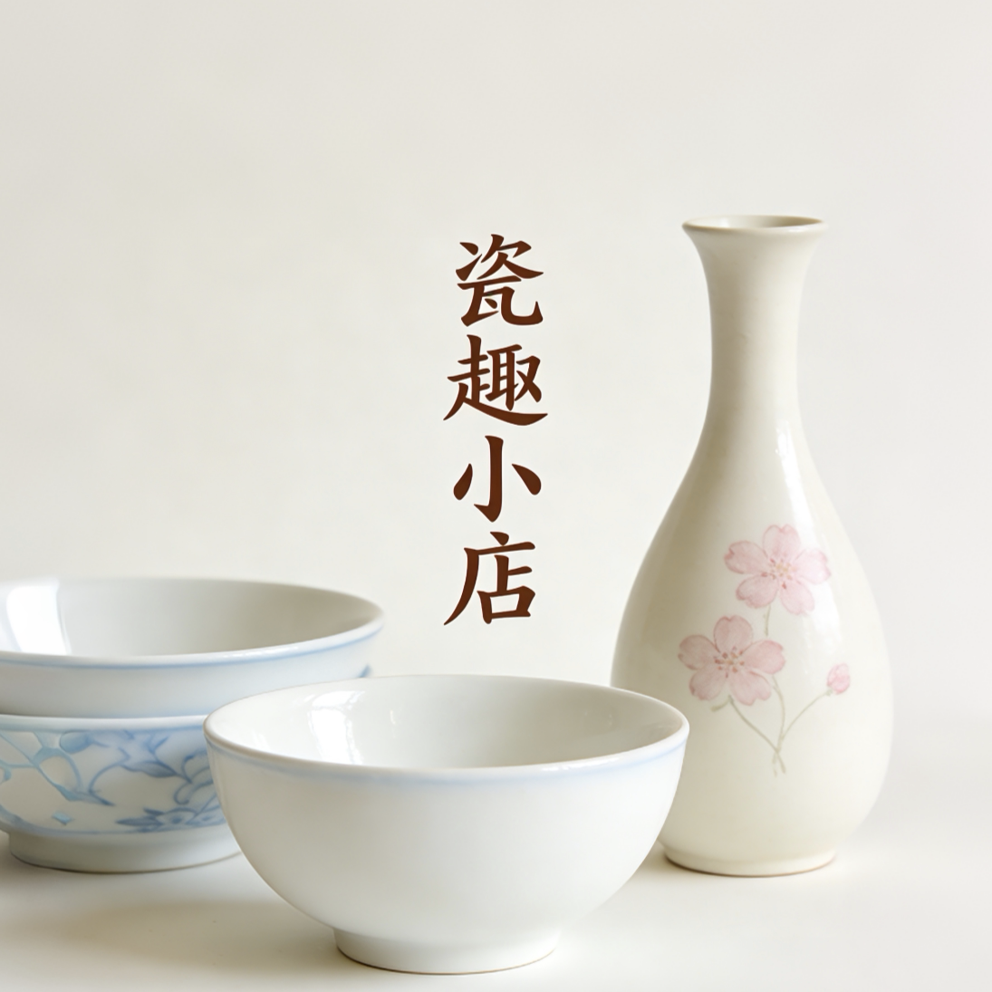 瓷趣小店的LOGO