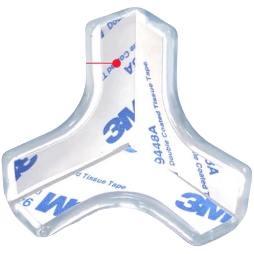 Тонкие стеклянные детские безопасные защитные накладки на углы для стола