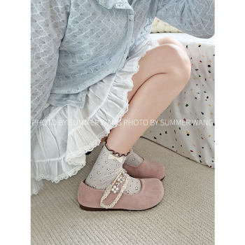 Wang xiatian’s small fragrance style retro soft sole mary zhen single shoes Wang xiatian’s small fragrance style retro soft sole mary zhen single shoes