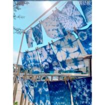 Creative materials team building handmade activities intangible cultural heritage tie-dye blue dye material package dye diy material package tie-dye pigment