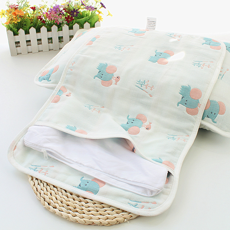 Baby rice bag pillowcase 0-3 years old buckwheat child pillowcase gauze breathable 3-6-year-old kindergarten baby A-Taobao