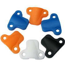 Plug circuit board crimping clamp complete collection of wire fixing clips line card plastic crimping board wire fixer black arc type