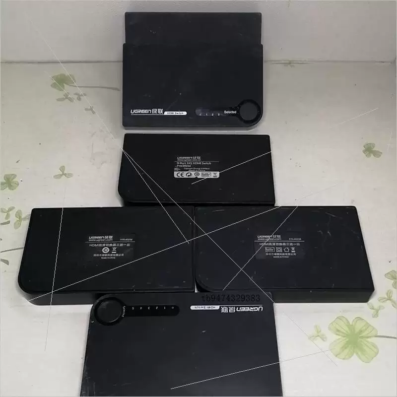 Зелёный Union Ugreen 40234 HDMI переключатель 4K HD 3D