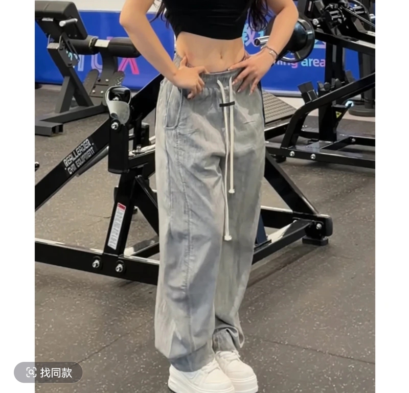 Beimu Apparel Unisex Style! Spring Lyocell Tencel Sporty Casual Versatile Pleated Solid Color Men's Casual Pants