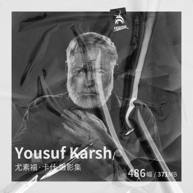 Yousuf Karsh Portrait Master Black and White Photography Image Material