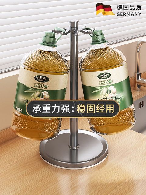 German High-End Rotating Spatula Holder Kitchen Countertop Hook Storage Rack for Spoons, Spatulas, Soup Ladles, and Kitchen Utensils