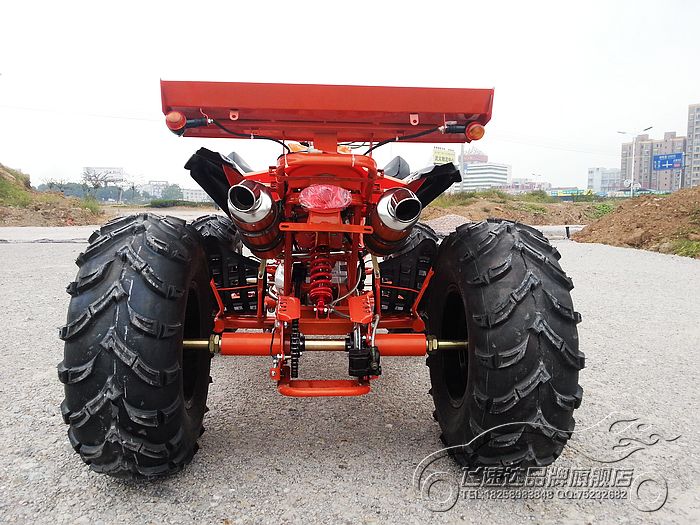 Đuổi xe Mars off-road bốn bánh xe mô tô ATV đuôi 200cc với lốp 12 inch xe cào cào mini 50cc