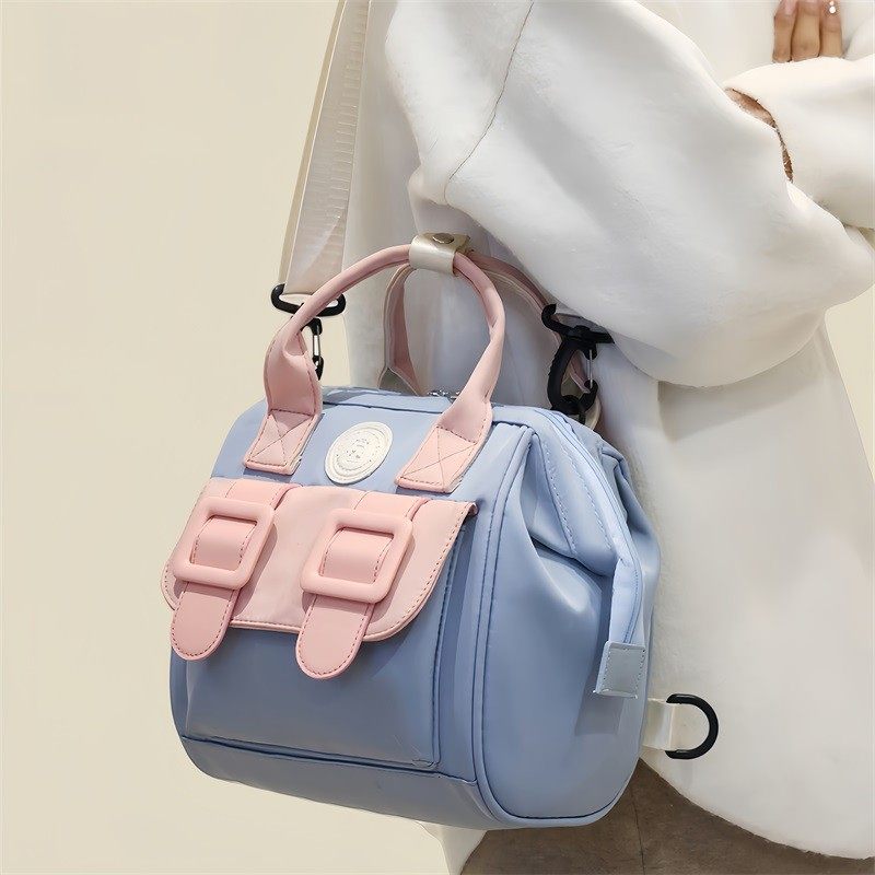 Mommy bag Mother and baby bag out of light Mom double shoulder backpack large capacity Baobao with a baby to house the bag small number-Taobao