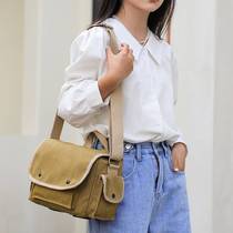 适用佳能相机包尼康单反包便携单肩200D750D760D微单帆布摄影包