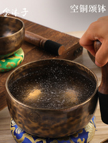 Nepalese handmade full moon singing bowl Buddha sound bowl copper chime yoga healing Buddha sound meditation bowl copper bowl home decoration