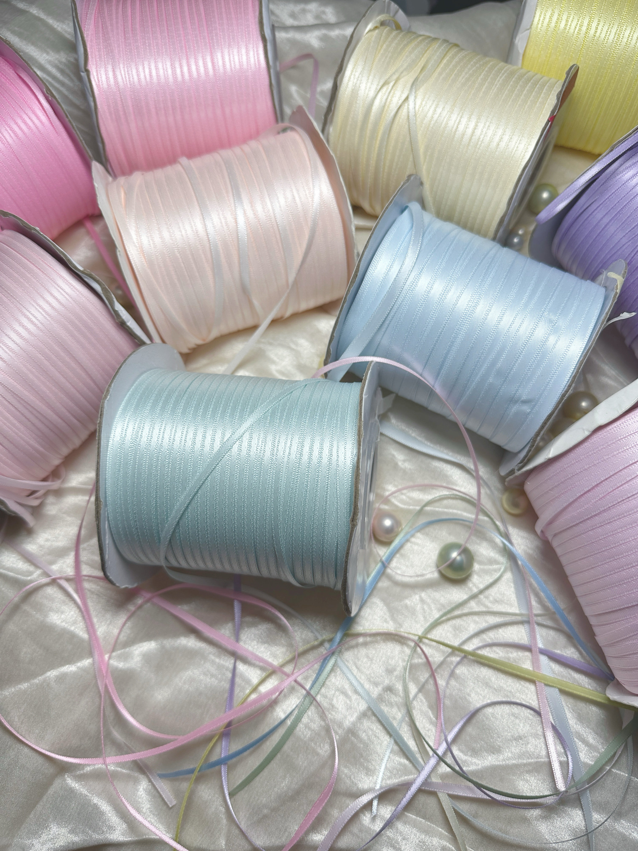 馬卡龍色系加密雙面緞帶，DIY你的專屬浪漫，讓