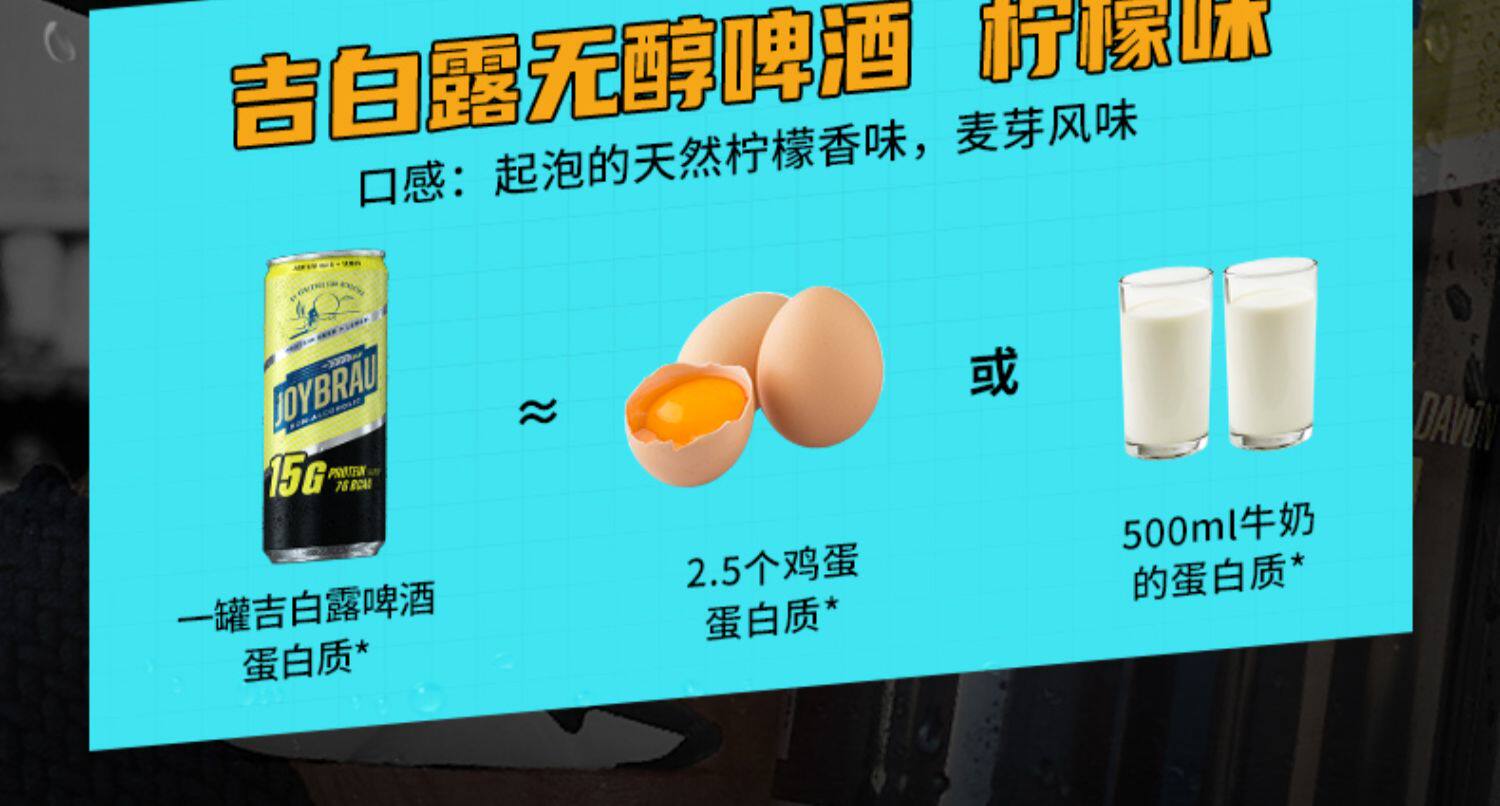 德国进口 吉白露 无醇啤酒 330ml*3罐 天猫优惠券折后￥9.9包邮（￥58.9-49）